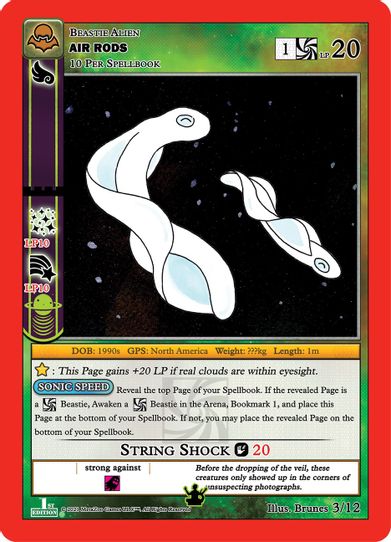 Air Rods (3/12) [Nightfall: First Edition Tribal Theme Decks]
