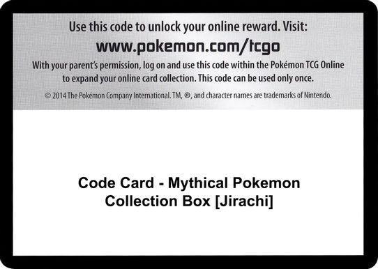 Code Card - Mythical Pokemon Collection Box [Jirachi] [Generations]