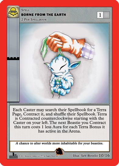 Borne From The Earth (10/16) [Nightfall: First Edition Tribal Theme Decks]