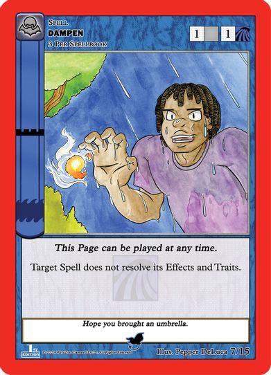 Dampen (7/15) [Nightfall: First Edition Tribal Theme Decks]