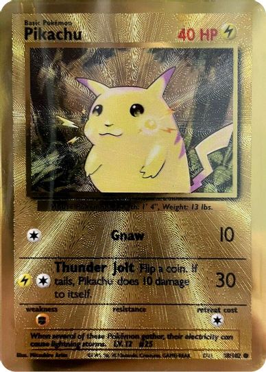 Pikachu (Celebrations Metal Card) (58) [Miscellaneous Cards & Products]