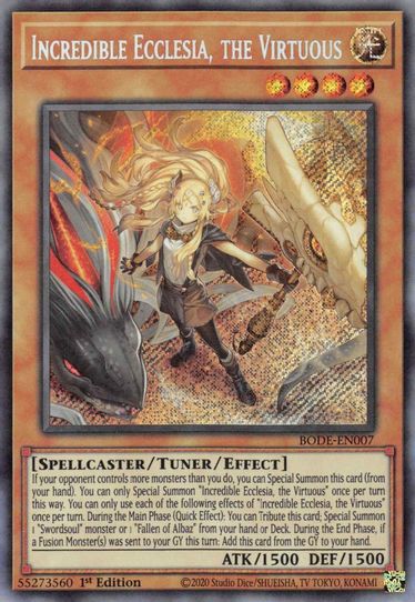 Incredible Ecclesia, the Virtuous (BODE-EN007) [Burst of Destiny]