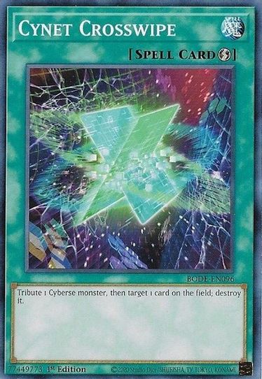 Cynet Crosswipe (BODE-EN096) [Burst of Destiny]