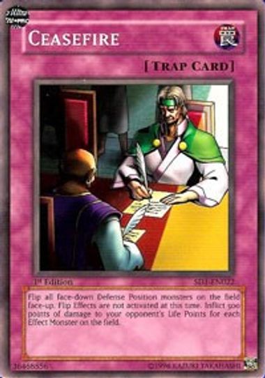 Ceasefire (SD1-EN022) [Structure Deck: Dragon's Roar]