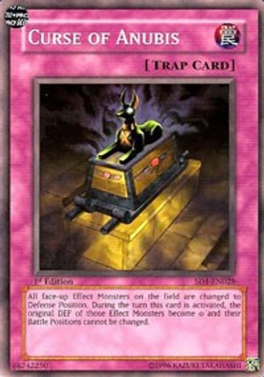 Curse of Anubis (SD1-EN028) [Structure Deck: Dragon's Roar]