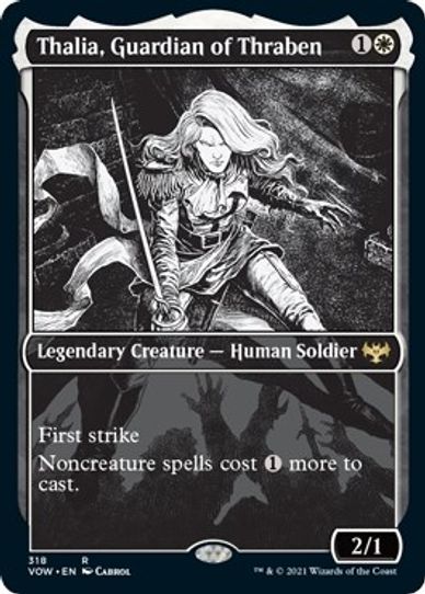 Thalia, Guardian of Thraben (Showcase) (318) [Innistrad: Crimson Vow]