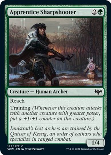 Apprentice Sharpshooter (185) [Innistrad: Crimson Vow]
