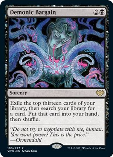 Demonic Bargain (103) [Innistrad: Crimson Vow]