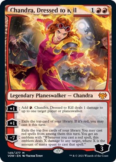 Chandra, Dressed to Kill (149) [Innistrad: Crimson Vow]