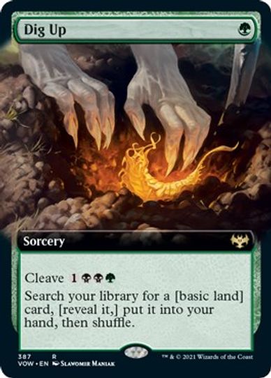 Dig Up (Extended Art) (387) [Innistrad: Crimson Vow]