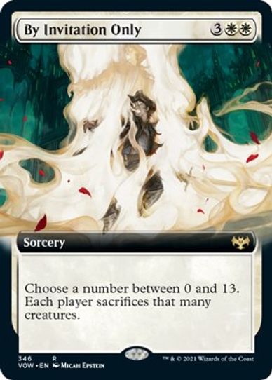 By Invitation Only (Extended Art) (346) [Innistrad: Crimson Vow]