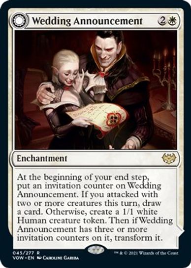 Wedding Announcement (45) [Innistrad: Crimson Vow]