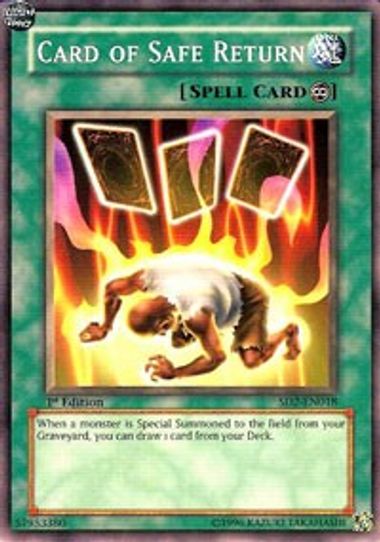 Card of Safe Return (SD2-EN018) [Structure Deck: Zombie Madness]