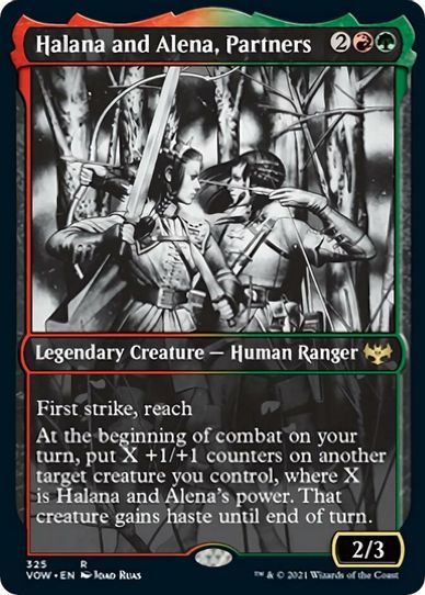 Halana and Alena, Partners (Showcase) (325) [Innistrad: Crimson Vow]