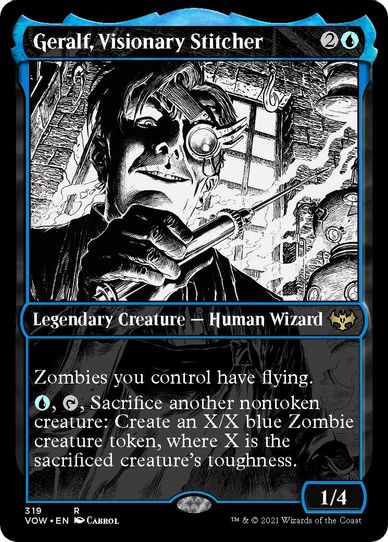 Geralf, Visionary Stitcher (Showcase) (319) [Innistrad: Crimson Vow]