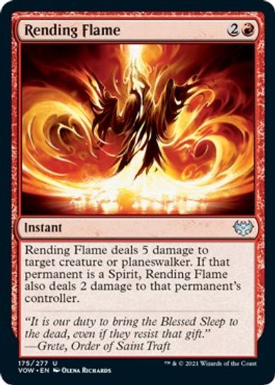 Rending Flame (175) [Innistrad: Crimson Vow]
