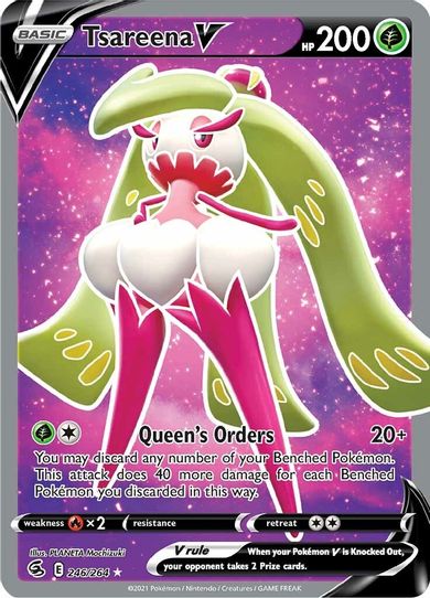 Tsareena V (Full Art) (246/264) [Sword & Shield: Fusion Strike]