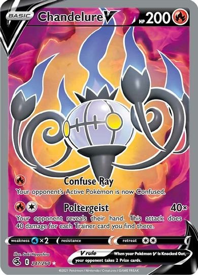 Chandelure V (Full Art) (247/264) [Sword & Shield: Fusion Strike]