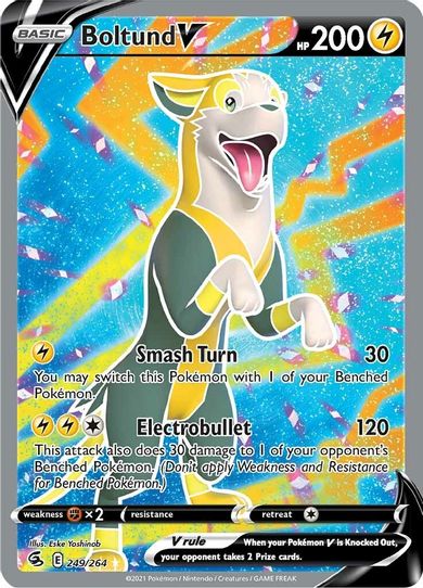 Boltund V (Full Art) (249/264) [Sword & Shield: Fusion Strike]