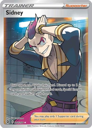 Sidney (Full Art) (264/264) [Sword & Shield: Fusion Strike]