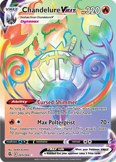 Chandelure VMAX (Secret) (265/264) [Sword & Shield: Fusion Strike]