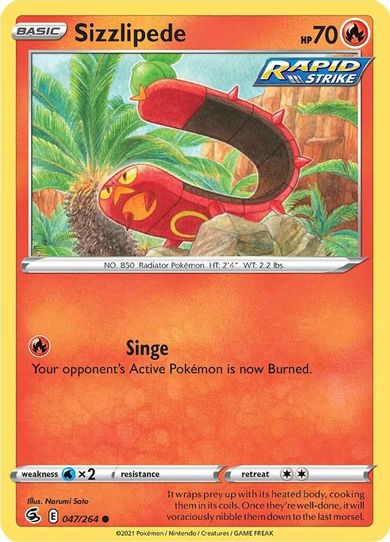 Sizzlipede (047/264) [Sword & Shield: Fusion Strike]