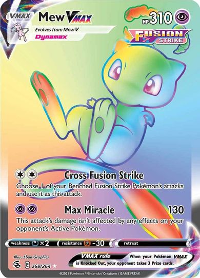 Mew VMAX (Secret) (268/264) [Sword & Shield: Fusion Strike] – Pokemon Plug