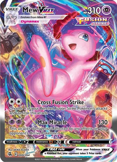 Mew VMAX (Alternate Art Secret) (269/264) [Sword & Shield: Fusion Strike]
