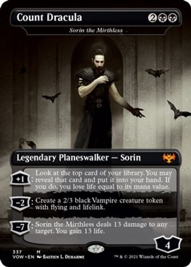 Count Dracula - Sorin the Mirthless (337) [Innistrad: Crimson Vow]