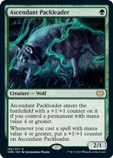 Ascendant Packleader (186) [Innistrad: Crimson Vow]