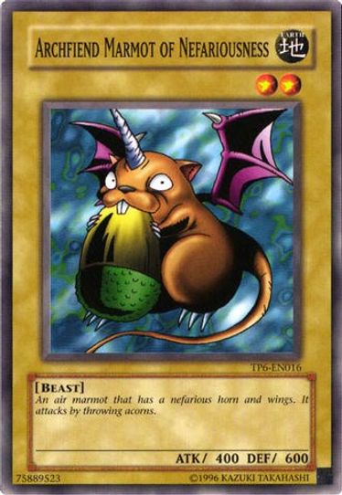Archfiend Marmot of Nefariousness (TP6-EN016) [Tournament Pack 6]
