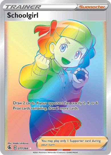 Schoolgirl (Secret) (277/264) [Sword & Shield: Fusion Strike]