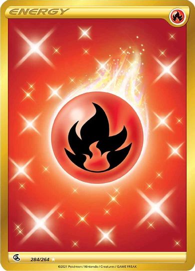 Fire Energy (Secret) (284/264) [Sword & Shield: Fusion Strike]