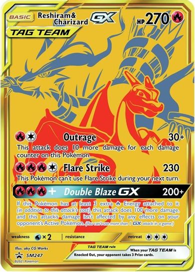 Reshiram & Charizard GX - SM (SM247) [SM Promos]