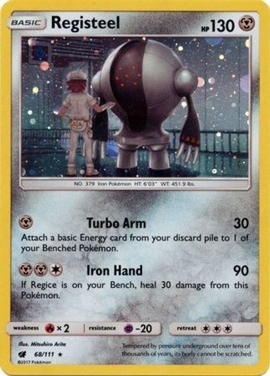 Registeel - 68/111 (Cosmos Holo) [SM Promos]
