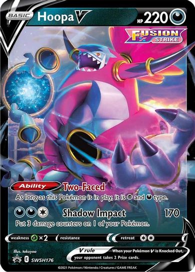 Hoopa V SWSH176 (SWSH176) [SWSH: Sword & Shield Promo Cards]