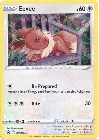 Eevee SWSH175 (SWSH175) [SWSH: Sword & Shield Promo Cards]