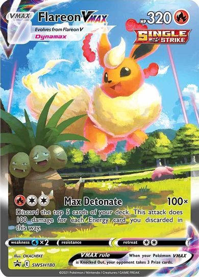Flareon VMAX SWSH180 (SWSH180) [SWSH: Sword & Shield Promo Cards]