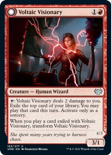 Voltaic Visionary (183) [Innistrad: Crimson Vow]