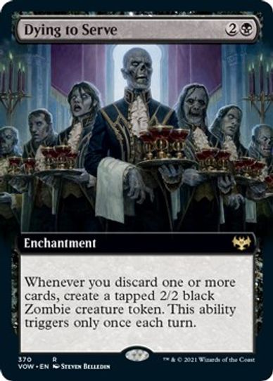 Dying to Serve (Extended Art) (370) [Innistrad: Crimson Vow]