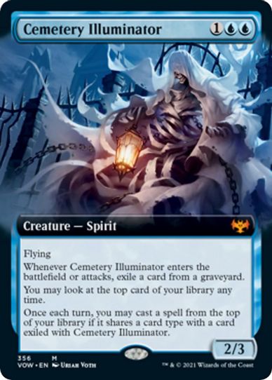 Cemetery Illuminator (Extended Art) (356) [Innistrad: Crimson Vow]