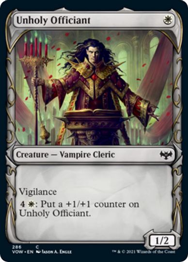 Unholy Officiant (Showcase) (286) [Innistrad: Crimson Vow]