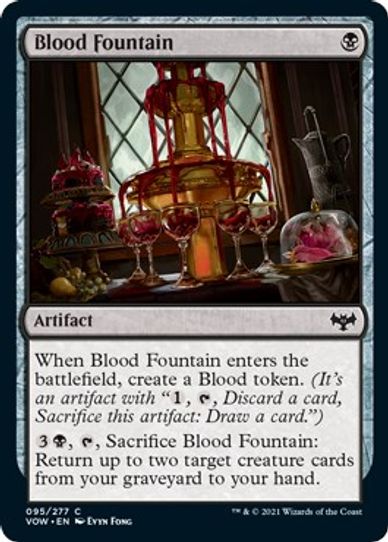Blood Fountain (95) [Innistrad: Crimson Vow]