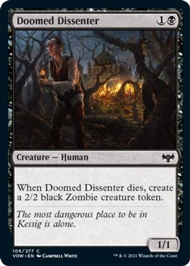 Doomed Dissenter (106) [Innistrad: Crimson Vow]
