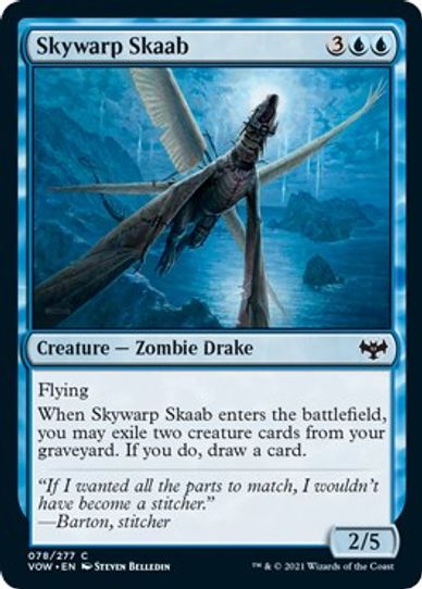 Skywarp Skaab (78) [Innistrad: Crimson Vow]