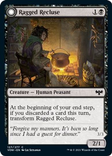 Ragged Recluse (127) [Innistrad: Crimson Vow]
