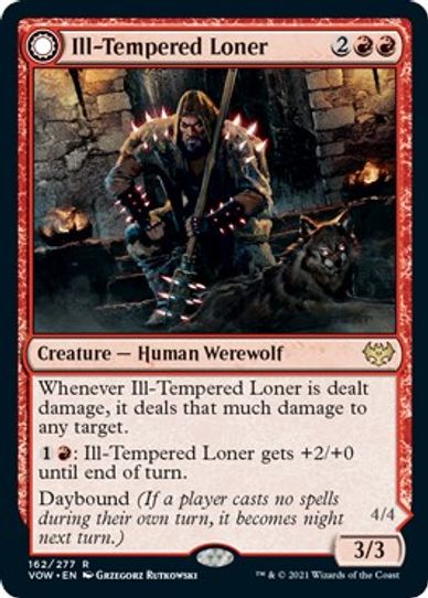 Ill-Tempered Loner (162) [Innistrad: Crimson Vow]
