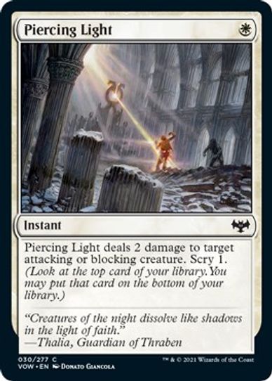 Piercing Light (30) [Innistrad: Crimson Vow]