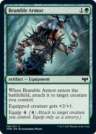 Bramble Armor (188) [Innistrad: Crimson Vow]