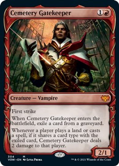 Cemetery Gatekeeper (Showcase) (304) [Innistrad: Crimson Vow]